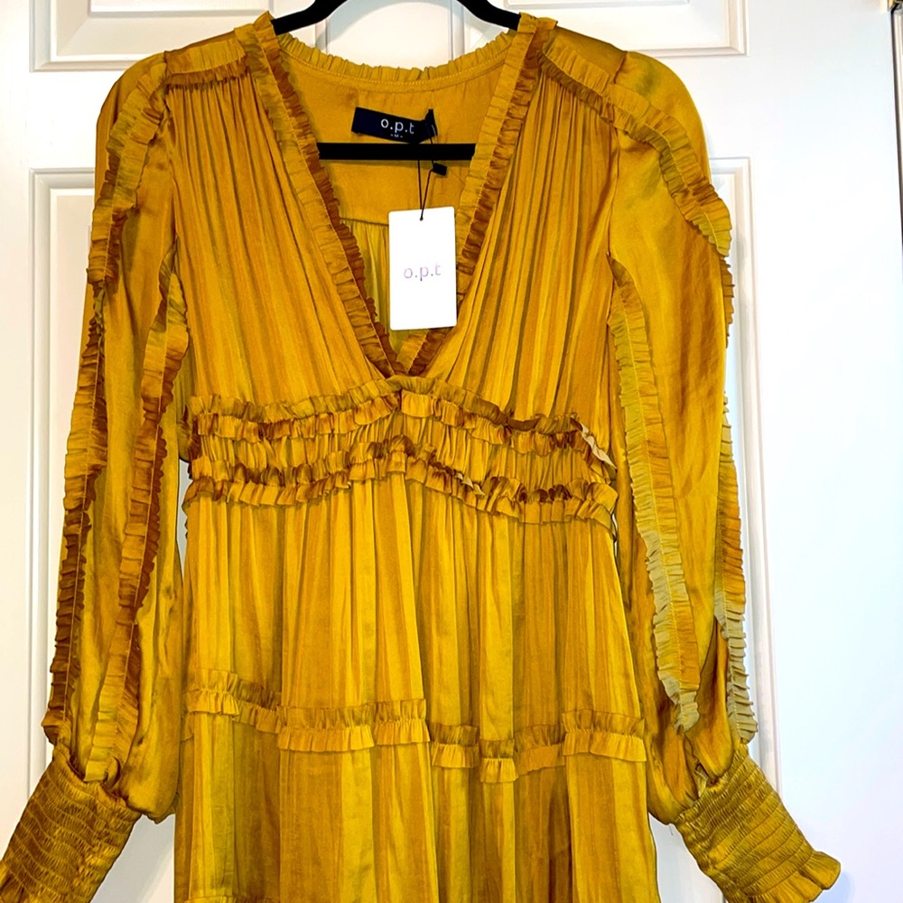OPT Satin feel dress. NWT